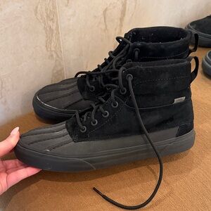 Vans Scotchgard Black SK-8 High black Suede Leather